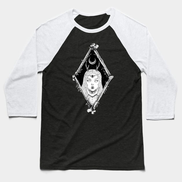 Bones Baseball T-Shirt by alesaenz